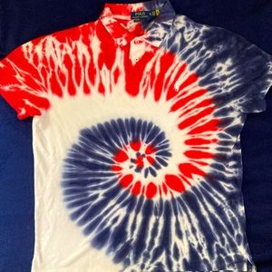 Tie-dye Ralph Lauren Short Sleeve Polo